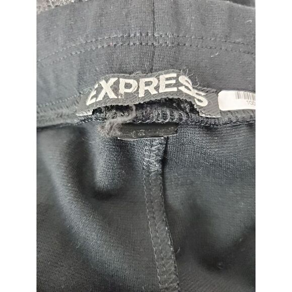 Express Womens Black Leggings Small‎ Side Panel GUC - Picture 5 of 5